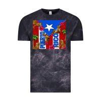 Cloud Black puerto rico coqui leopard Vintage Tee - AdoDesignShop