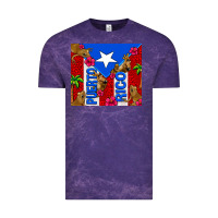 Cloud Purple puerto rico coqui leopard Vintage Tee - AdoDesignShop