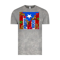 Cloud Rock puerto rico coqui leopard Vintage Tee - AdoDesignShop