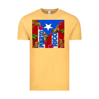 Vintage Mustard puerto rico coqui leopard Vintage Tee - AdoDesignShop