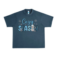 Midnight Navy cozy season gnome coffee Urban Heavy Tee - JahusDesignShop