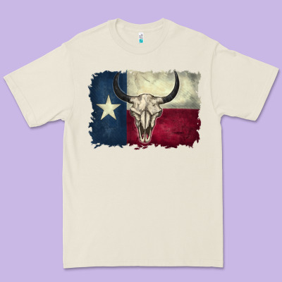 Texas Flag Premium Tee Designed By Barkaloodesign