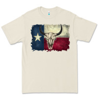 Bone texas flag Premium Tee - BarkalooDesign
