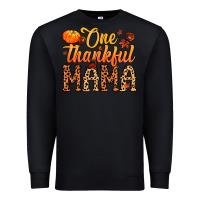 Black one thankful mama Premium Sweatshirt - MaliasSmallBusiness