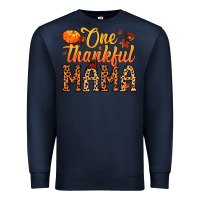 Navy one thankful mama Premium Sweatshirt - MaliasSmallBusiness