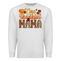Oatmeal Heather one thankful mama Premium Sweatshirt - MaliasSmallBusiness