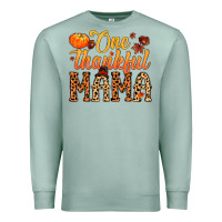 Seafoam one thankful mama Premium Sweatshirt - MaliasSmallBusiness
