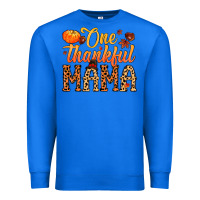 True Royal one thankful mama Premium Sweatshirt - MaliasSmallBusiness