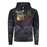 Cloud Black hello summer Vintage Hoodie - SublimationCraftShop
