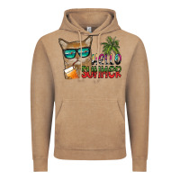 Vintage Coffee hello summer Vintage Hoodie - SublimationCraftShop