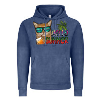 Vintage Denim hello summer Vintage Hoodie - SublimationCraftShop