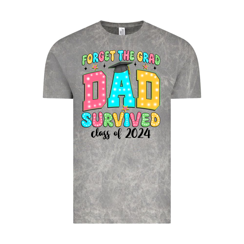 Forget The Grad Mom Survived Class Of 2024 Vintage Tee by JahusDesignShop | Teevron
