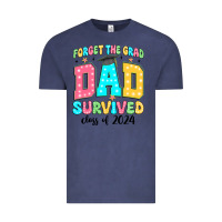 Vintage Denim forget the grad mom survived class of 2024 Vintage Tee - JahusDesignShop