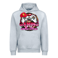 Heather Grey Gaming is my valentine Urban Hoodie - HowdyJamesFarm