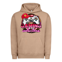 Pigment Burro Gaming is my valentine Urban Hoodie - HowdyJamesFarm