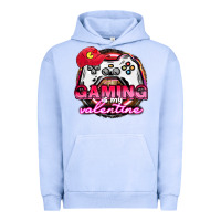 Pigment Grape Ice Gaming is my valentine Urban Hoodie - HowdyJamesFarm