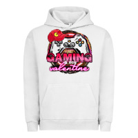 Pigment Lunar Rock Gaming is my valentine Urban Hoodie - HowdyJamesFarm