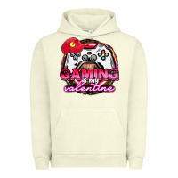 Pigment Pistachio Gaming is my valentine Urban Hoodie - HowdyJamesFarm