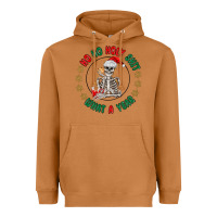 Meerkat ho ho holly shit skeleton santa Heavyweight Hoodie - MaliasSmallBusiness