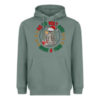 Sage ho ho holly shit skeleton santa Heavyweight Hoodie - MaliasSmallBusiness