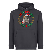 Smoke ho ho holly shit skeleton santa Heavyweight Hoodie - MaliasSmallBusiness