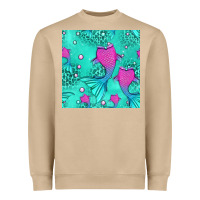 Mushroom mermaid tail seamless pattern Heavyweight Sweatshirt - HRA Design Shop