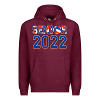 Burgundy senior volleyball custom Premium Hoodie - Jasminsmagicworld