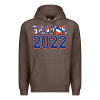 Coffee senior volleyball custom Premium Hoodie - Jasminsmagicworld