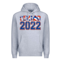 Heather Grey senior volleyball custom Premium Hoodie - Jasminsmagicworld