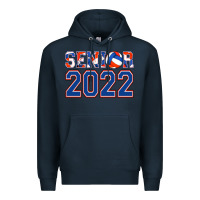 Navy senior volleyball custom Premium Hoodie - Jasminsmagicworld