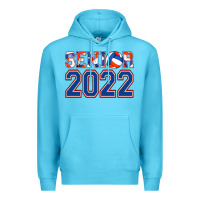 Ocean Blue senior volleyball custom Premium Hoodie - Jasminsmagicworld