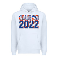 White senior volleyball custom Premium Hoodie - Jasminsmagicworld