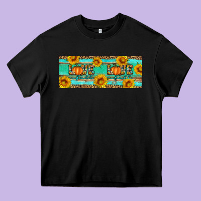 Love Fall Heavy Core Tee Designed By Artiststas