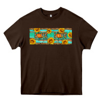 Chocolate Brown love fall Heavy Core Tee - Artiststas