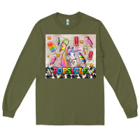 Army Green popsicle's and unicorn Long Sleeve Tee - AdoDesignShop