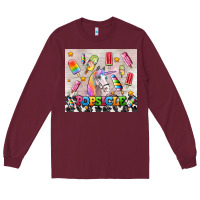 Burgundy popsicle's and unicorn Long Sleeve Tee - AdoDesignShop