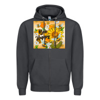 Smoke bee happy Zipper Hoodie - MaliasSmallBusiness