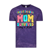 Cloud Purple forget the grad mom survived class of 2024 Vintage Tee - JahusDesignShop