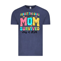 Vintage Denim forget the grad mom survived class of 2024 Vintage Tee - JahusDesignShop