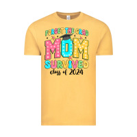 Vintage Mustard forget the grad mom survived class of 2024 Vintage Tee - JahusDesignShop