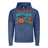 Vintage Denim welcome fall Vintage Hoodie - HRA Design Shop