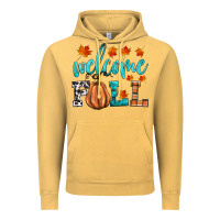 Vintage Mustard welcome fall Vintage Hoodie - HRA Design Shop