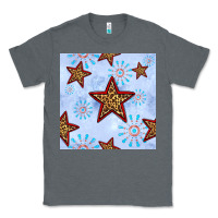 Charcoal Heather 4th of july leopard star seamless pattern Classic Tee - BundleAndBundleShop