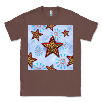 Chestnut 4th of july leopard star seamless pattern Classic Tee - BundleAndBundleShop