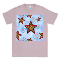 Lilac 4th of july leopard star seamless pattern Classic Tee - BundleAndBundleShop