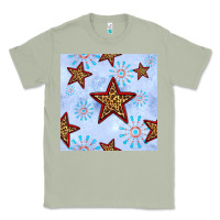Matcha 4th of july leopard star seamless pattern Classic Tee - BundleAndBundleShop