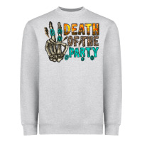 Heather Grey death of party Heavyweight Sweatshirt - RacoonDesign