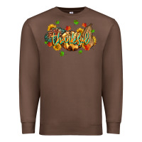Chestnut thankful pumpkins Premium Sweatshirt - MaliasSmallBusiness