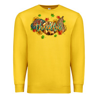 Lemon thankful pumpkins Premium Sweatshirt - MaliasSmallBusiness