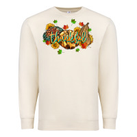 Sandshell thankful pumpkins Premium Sweatshirt - MaliasSmallBusiness